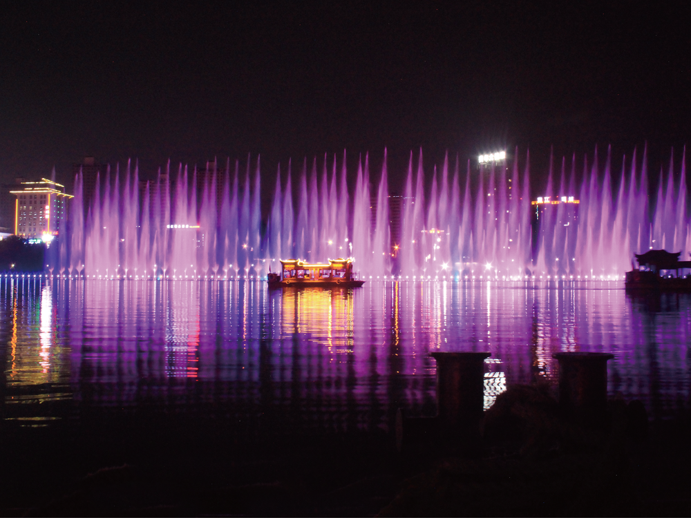 福建省南平市建陽區(qū)西區(qū)生態(tài)城人民公園音樂噴泉